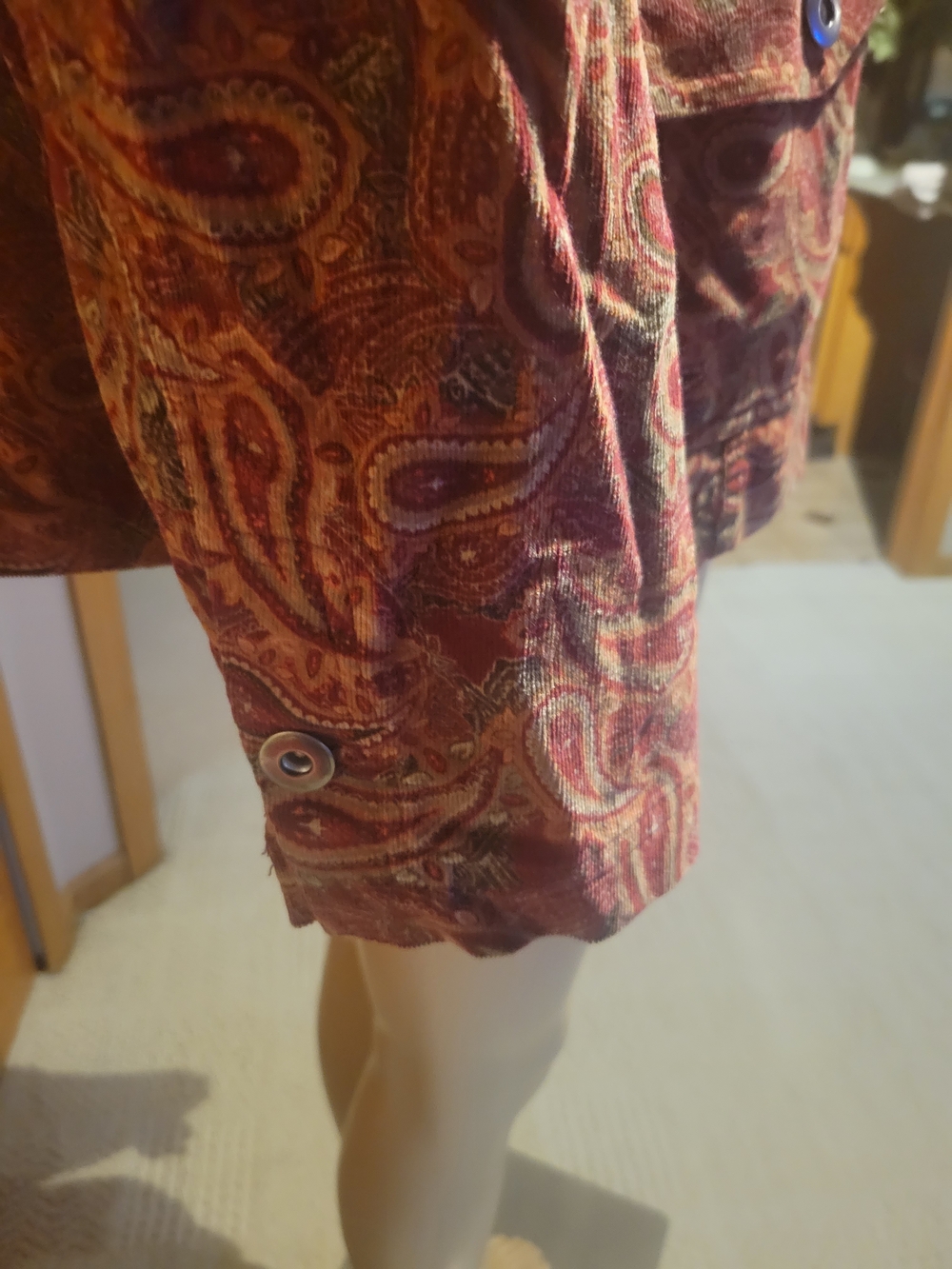 Christopher & Banks Paisley Button-Front Utility Jacket - Picture 5 of 8